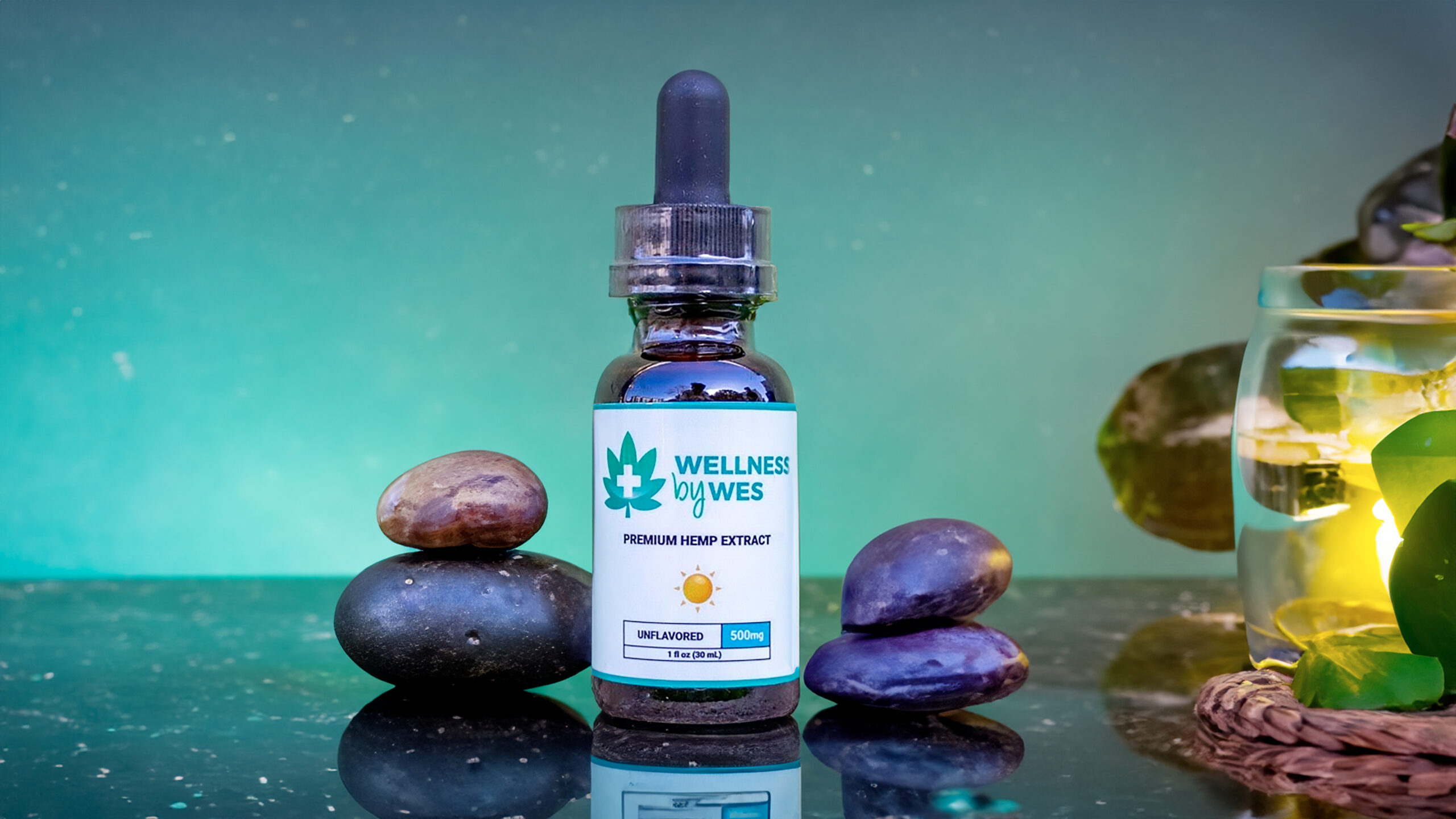 Natural Flavored CBD Oil Tincture by Wellness by Wes